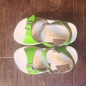 Salt Water Sandal Lime Green Size 8 Toddler